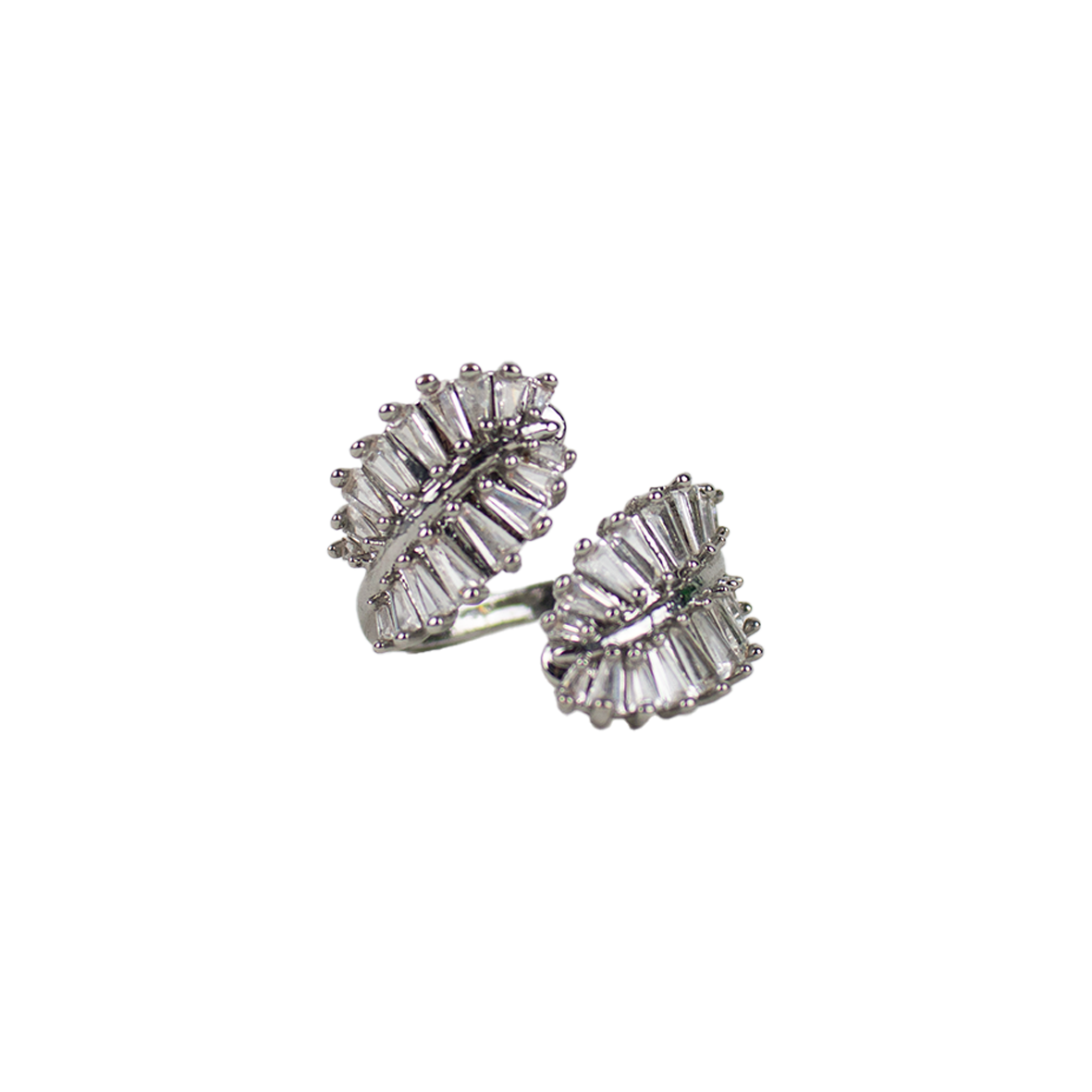 Ring bloem zilver