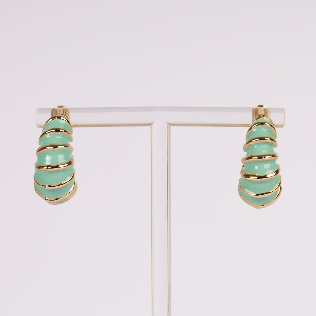 Mint Twist – Stainless Steel hoops