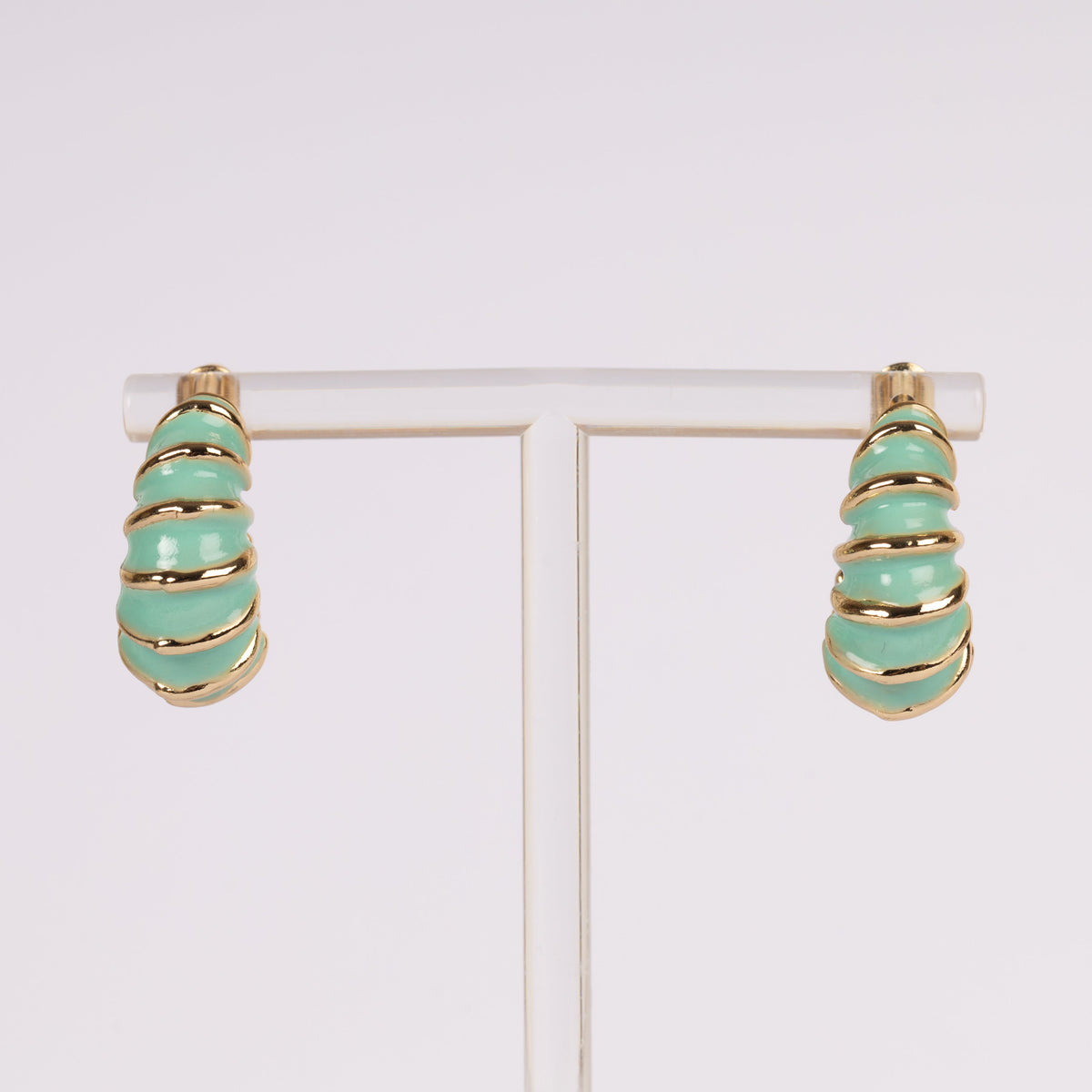 Mint Twist – Stainless Steel hoops