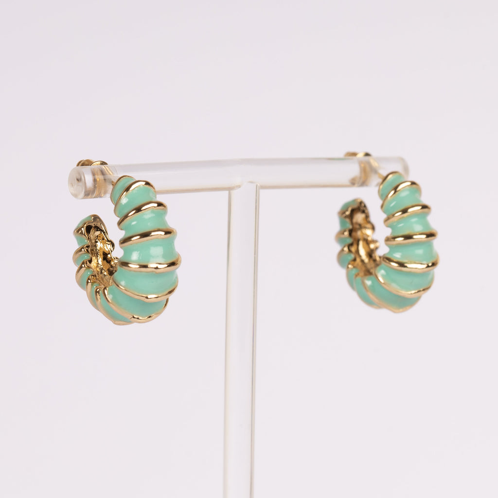 Mint Twist – Stainless Steel hoops