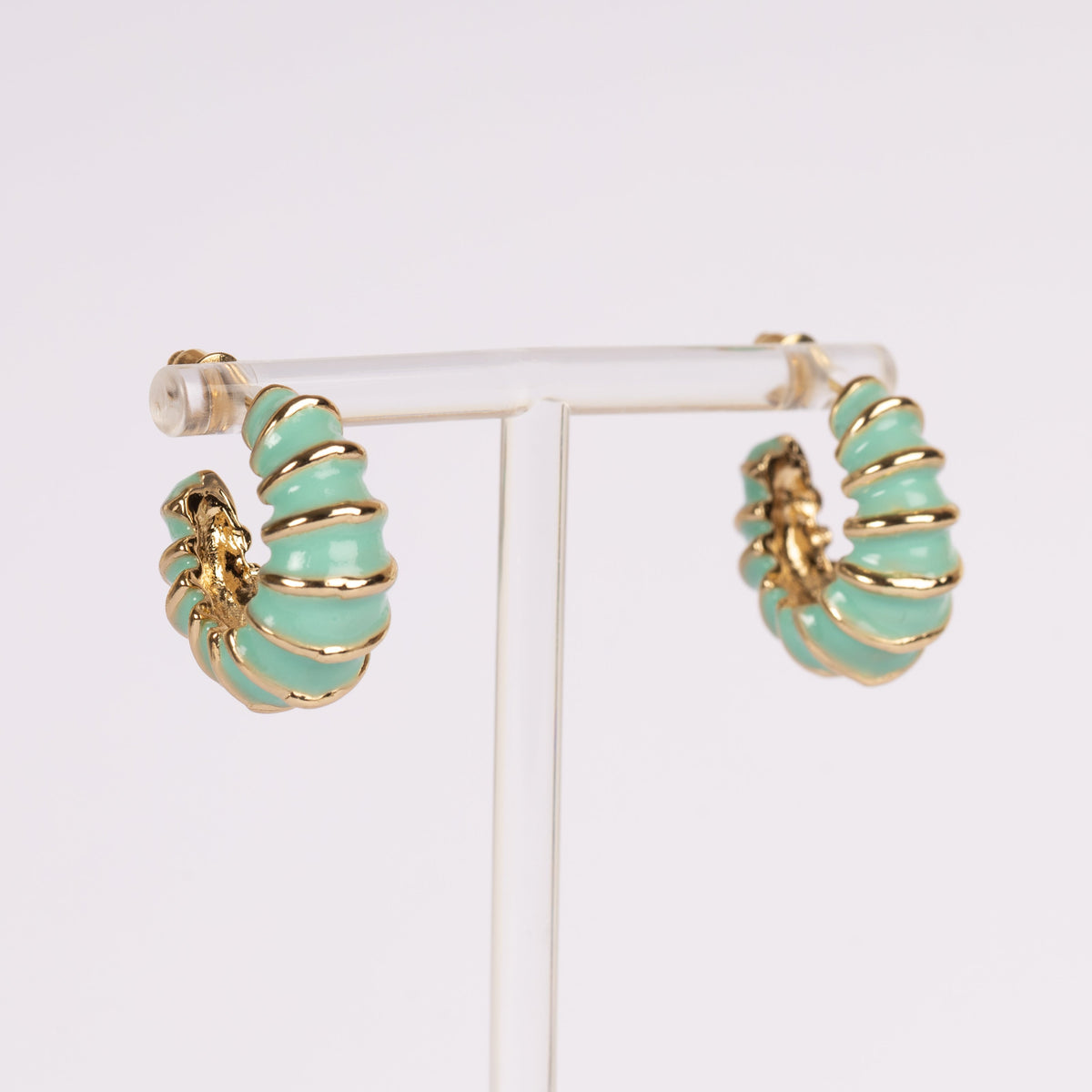Mint Twist – Stainless Steel hoops