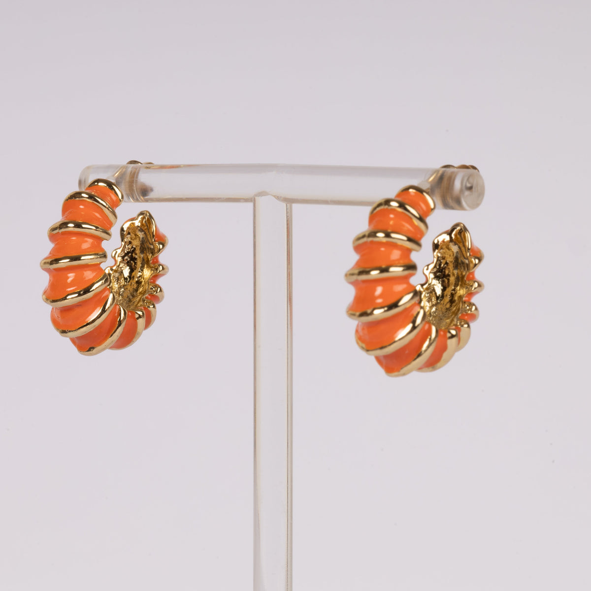 Oranje Twist – Stainless Steel hoops