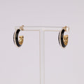 Ocean Pearl Zwart – Stainless Steel hoops