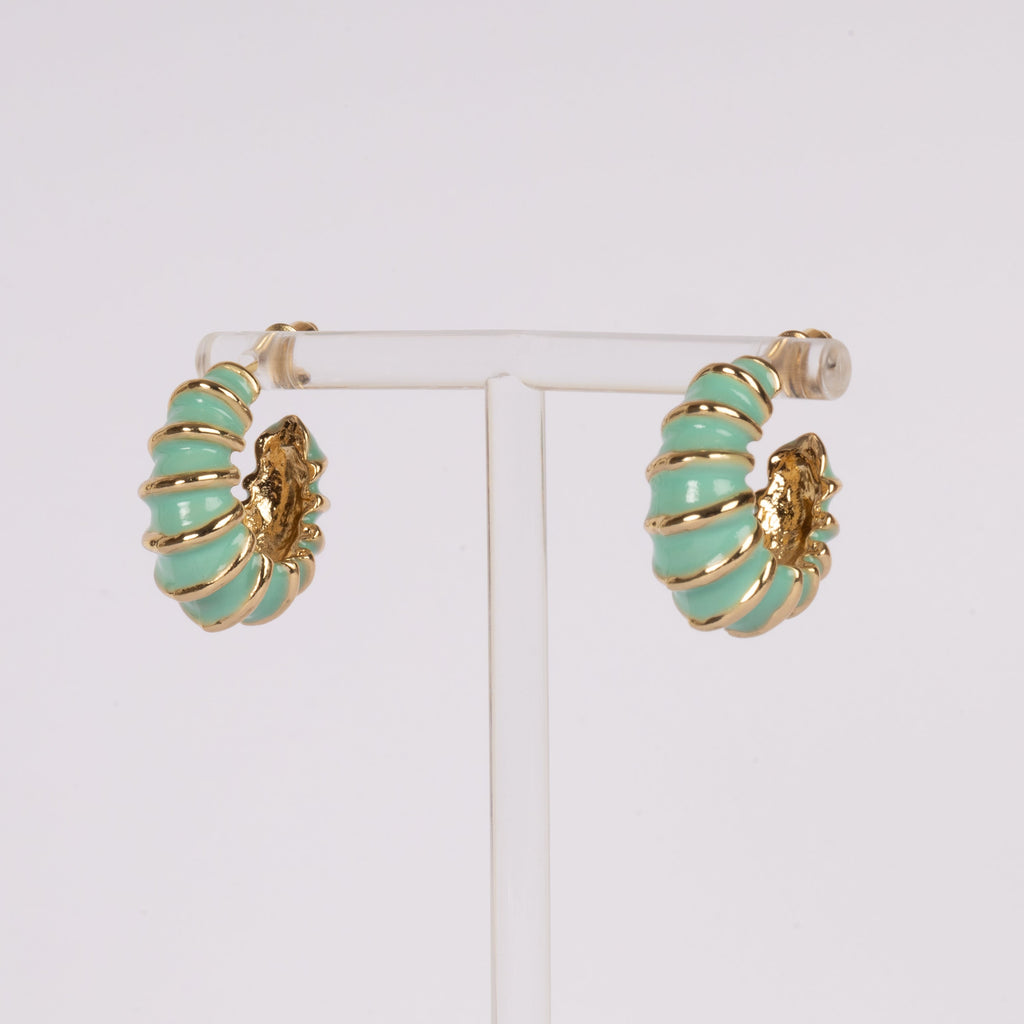 Mint Twist – Stainless Steel hoops