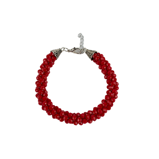 Kralenarmband | Rood