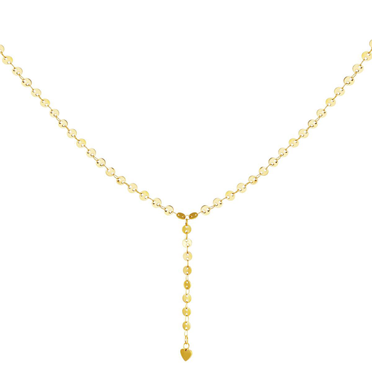 Roestvrijstalen Y-ketting ketting Goud Stainless Steel